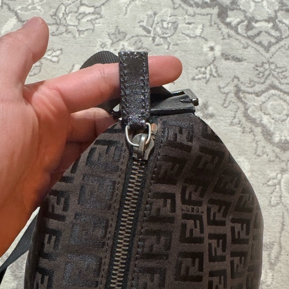 Prew-Owned FENDI Zucca Shoulder Bag - Picture 7 of 15